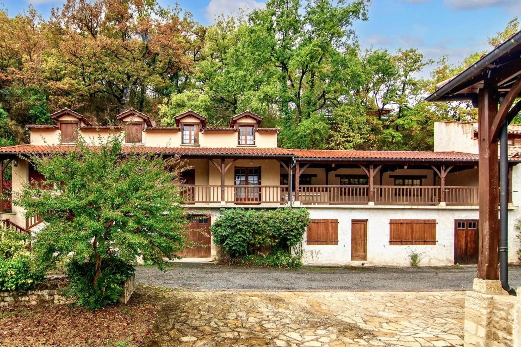 Villa Confortable A Milhars Avec Piscine Privee Exterior foto